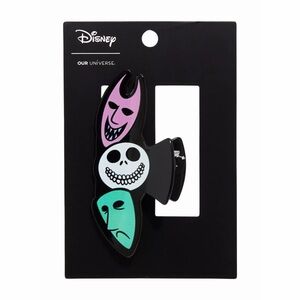 NEW Disney The Nightmare Before Christmas Lock, Shock, & Barrel Masks Hair Clip